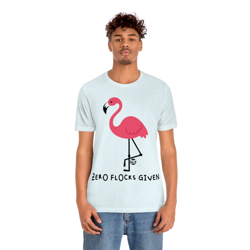 Load image into Gallery viewer, Zero Flocks Given Flamingo Unisex Tee
