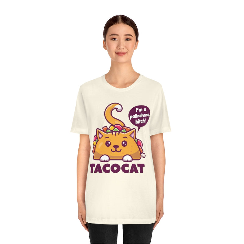 Load image into Gallery viewer, Tacocat Palindrome Unisex Tee
