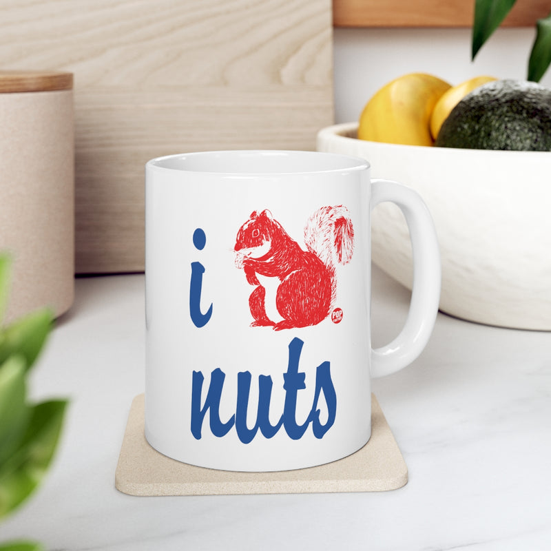 Load image into Gallery viewer, I Love Nuts Squirrel Mug
