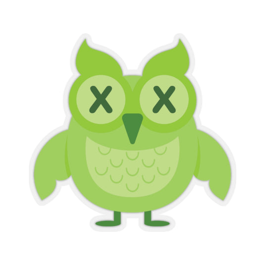Deadimals Owl Sticker