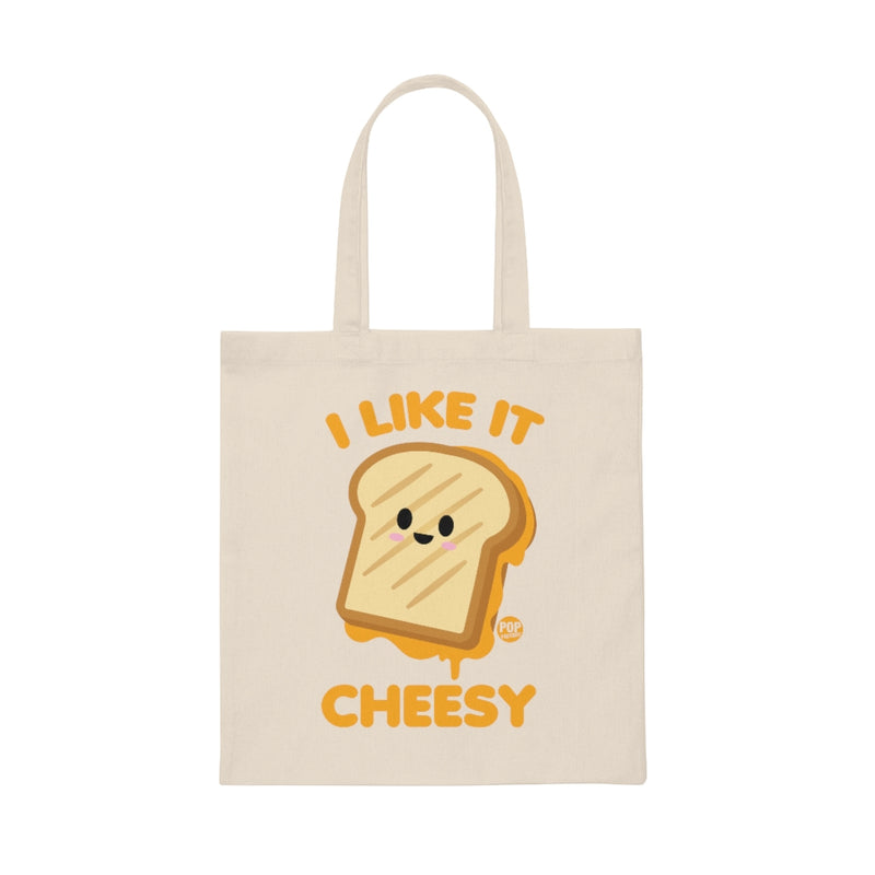 Load image into Gallery viewer, I Like It Cheesy Grilled Cheese Tote
