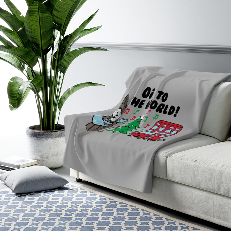 Load image into Gallery viewer, Uk - Oi To The World Xmas Blanket
