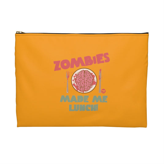 Zombies Made Lunch Zip Pouch