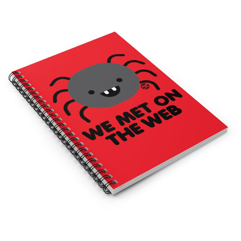 Load image into Gallery viewer, We Met On Web Spider Notebook
