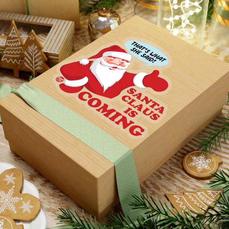 Load image into Gallery viewer, Santa Claus Is Coming Sticker
