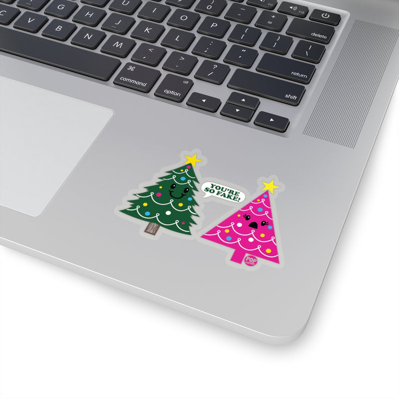 Load image into Gallery viewer, You&#39;re Fake Xmas Tree Sticker
