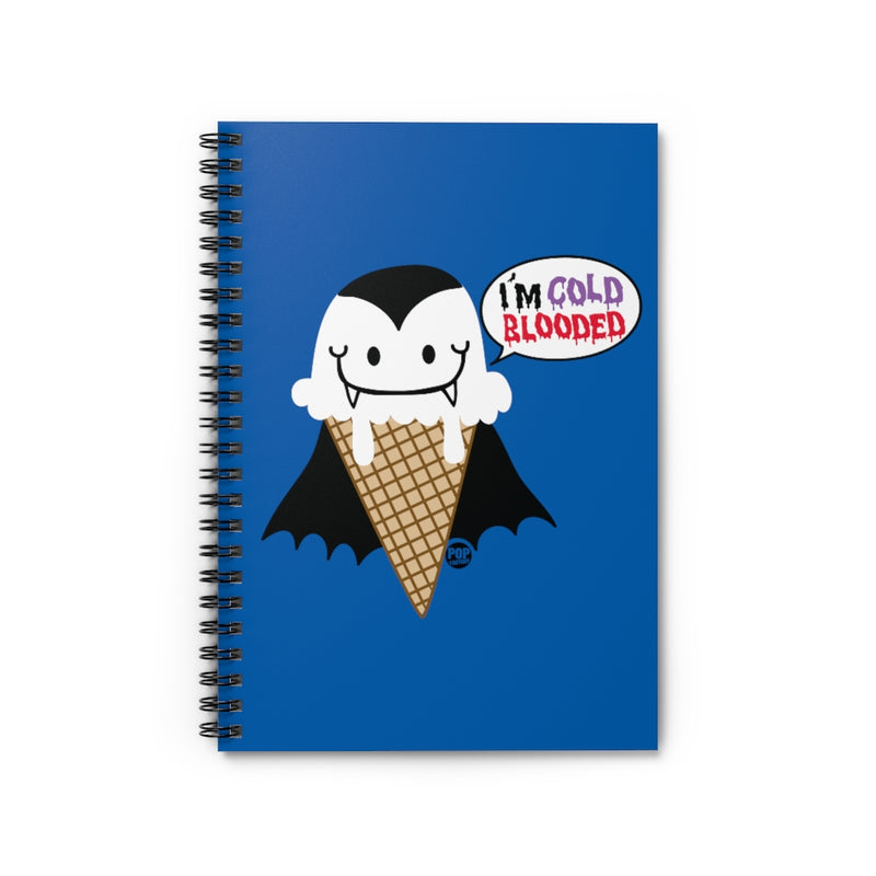 Load image into Gallery viewer, I&#39;m Cold Blooded Ice Cream Notebook
