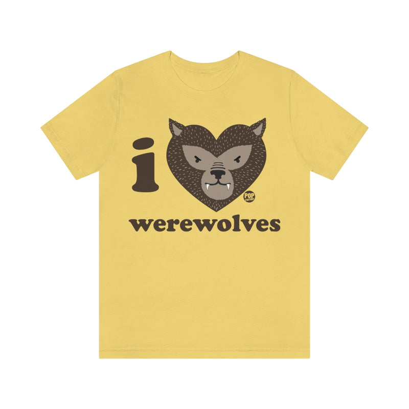 Load image into Gallery viewer, I Love Werewolves Unisex Tee
