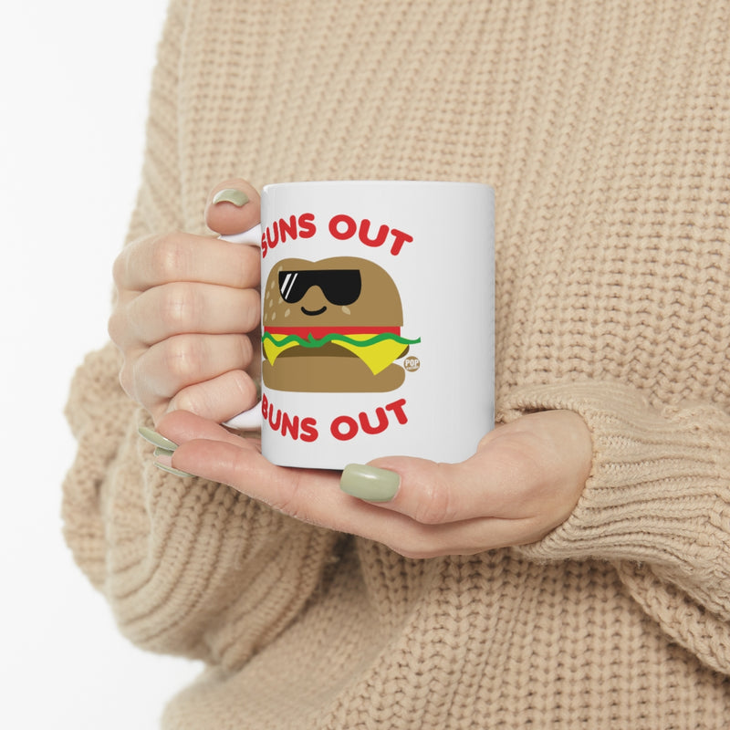 Load image into Gallery viewer, Suns Out Buns Out Burger Mug
