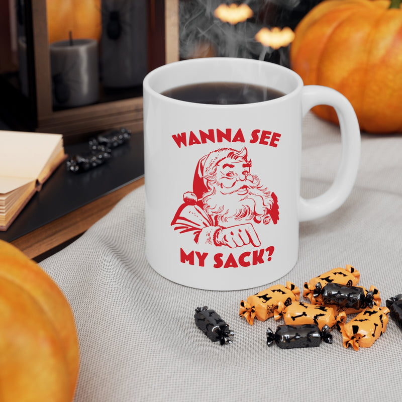 Load image into Gallery viewer, Santa Wanna See My Sack Mug
