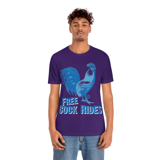 Free Cock Rides Unisex Tee