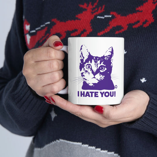 I Hate You Cat Mug