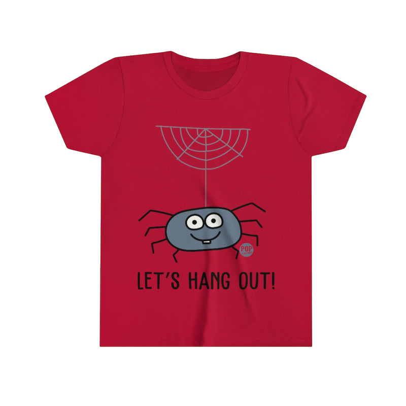 Load image into Gallery viewer, Let&#39;s Hang Out Spider Youth Short Sleeve Tee
