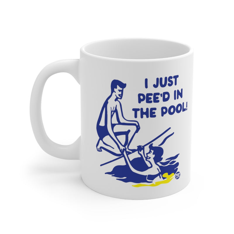 Load image into Gallery viewer, I Just Pee&#39;d In Pool Mug
