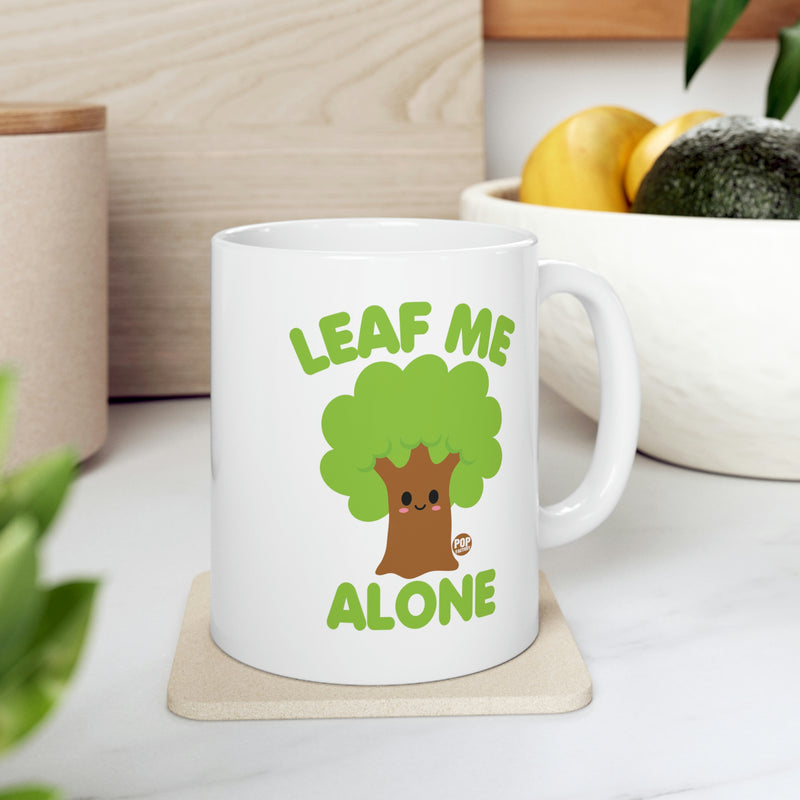 Load image into Gallery viewer, Leaf Me Alone Tree Mug

