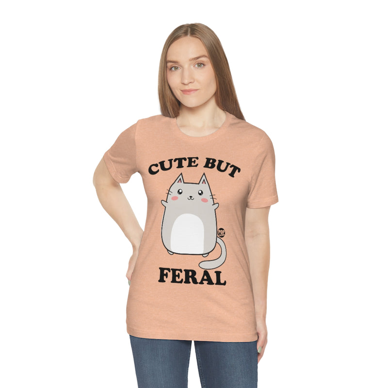 Load image into Gallery viewer, Cute But Feral Unisex Tee
