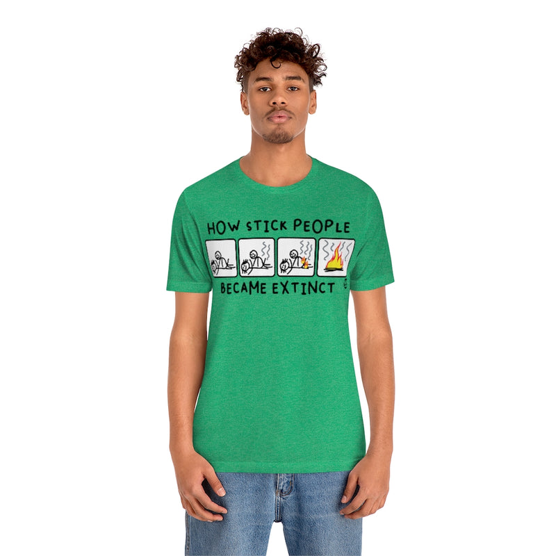 Load image into Gallery viewer, Stick People Extinct Unisex Tee
