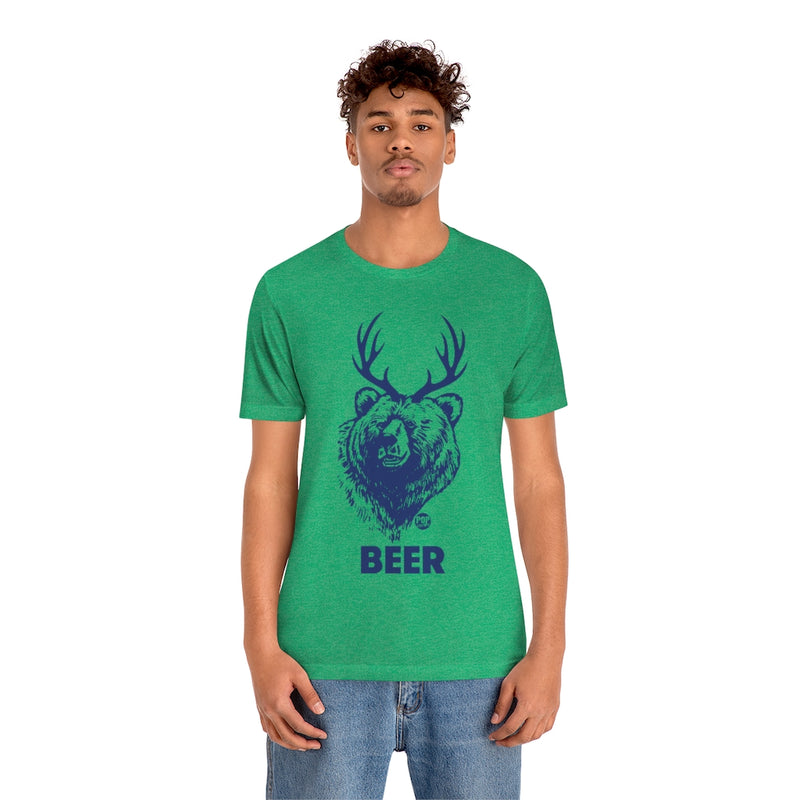 Load image into Gallery viewer, Beer Bear Face Unisex Tee

