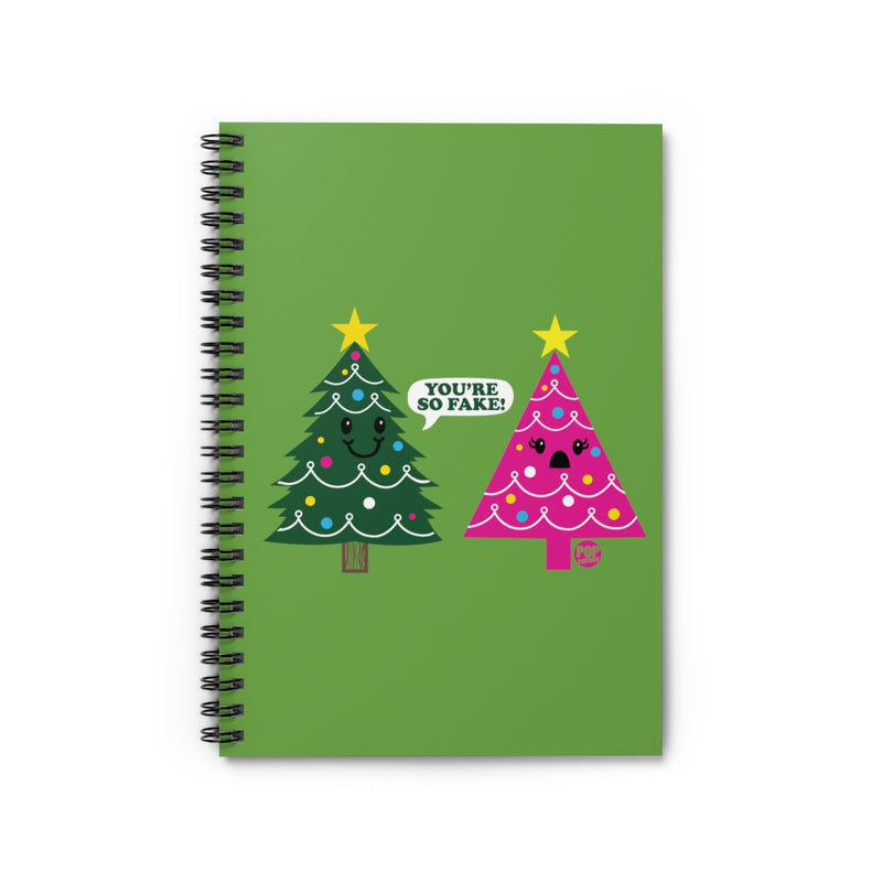 Load image into Gallery viewer, You&#39;re Fake Xmas Tree Notebook

