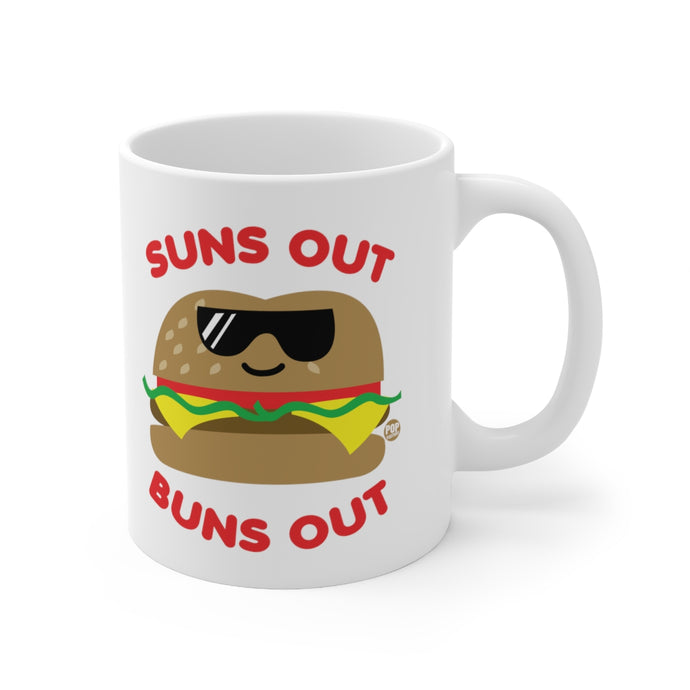 Suns Out Buns Out Burger Mug