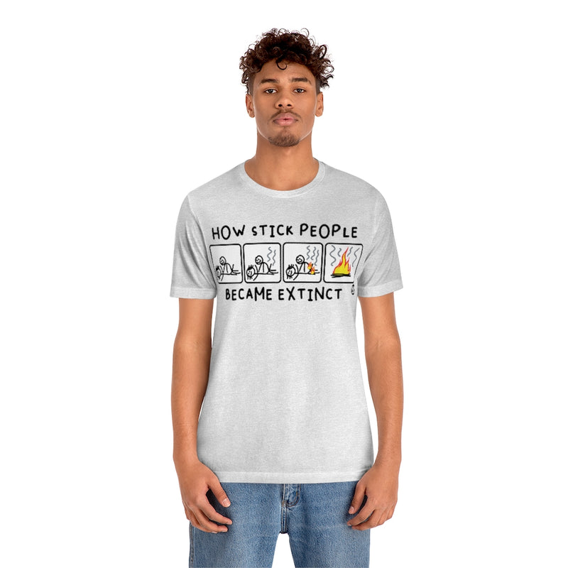 Load image into Gallery viewer, Stick People Extinct Unisex Tee
