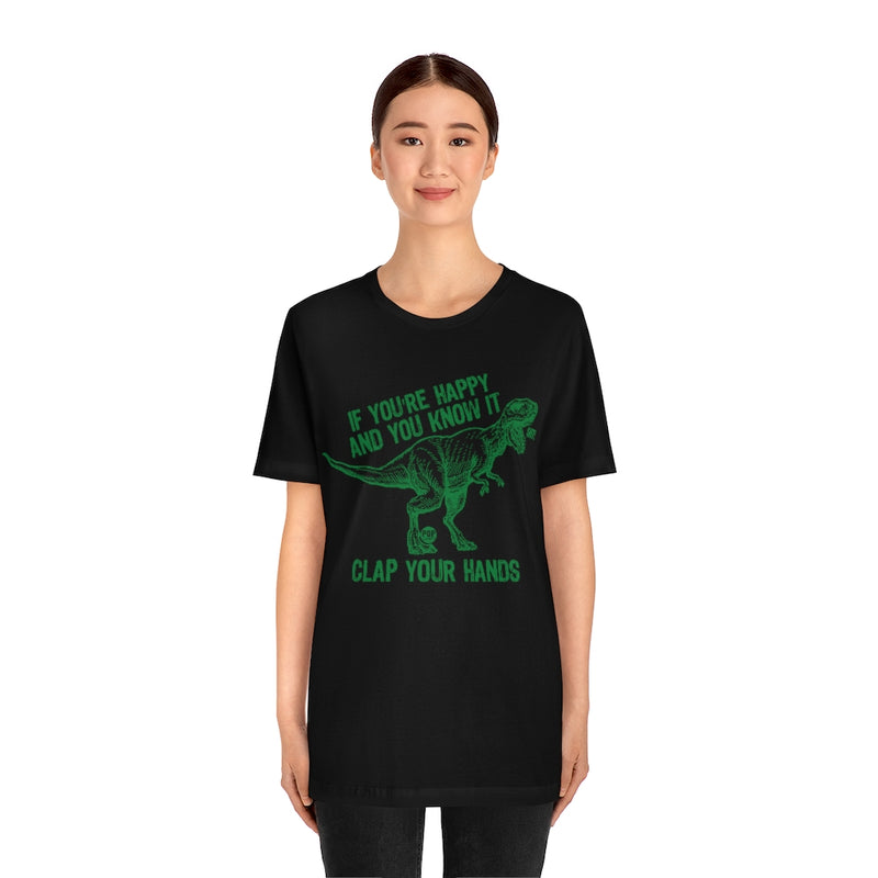 Load image into Gallery viewer, Clap Your Hands T Rex Unisex Tee

