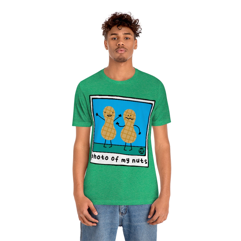 Load image into Gallery viewer, Photo Of My Nuts Unisex Tee
