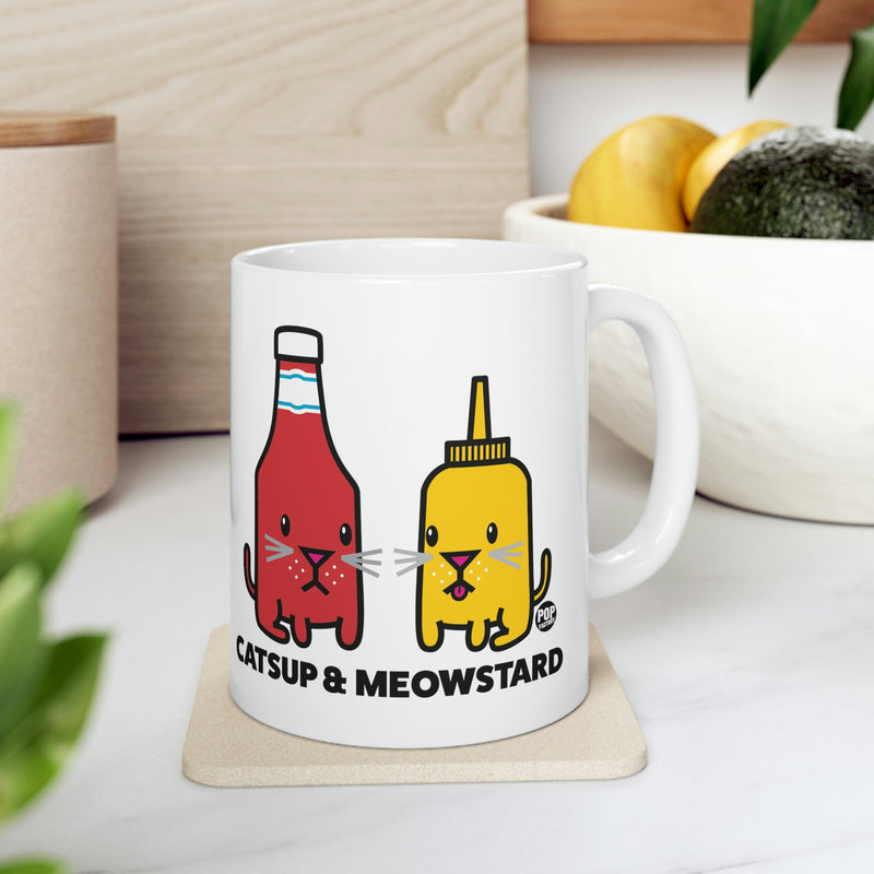 Load image into Gallery viewer, Catsup And Meowstard Mug
