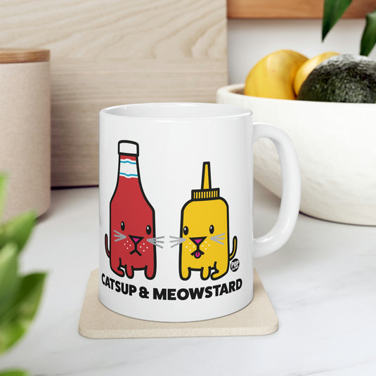Catsup And Meowstard Mug