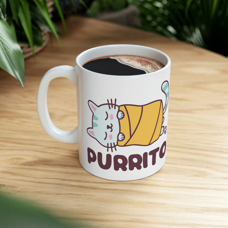 Load image into Gallery viewer, Purrito Cat Coffee Mug
