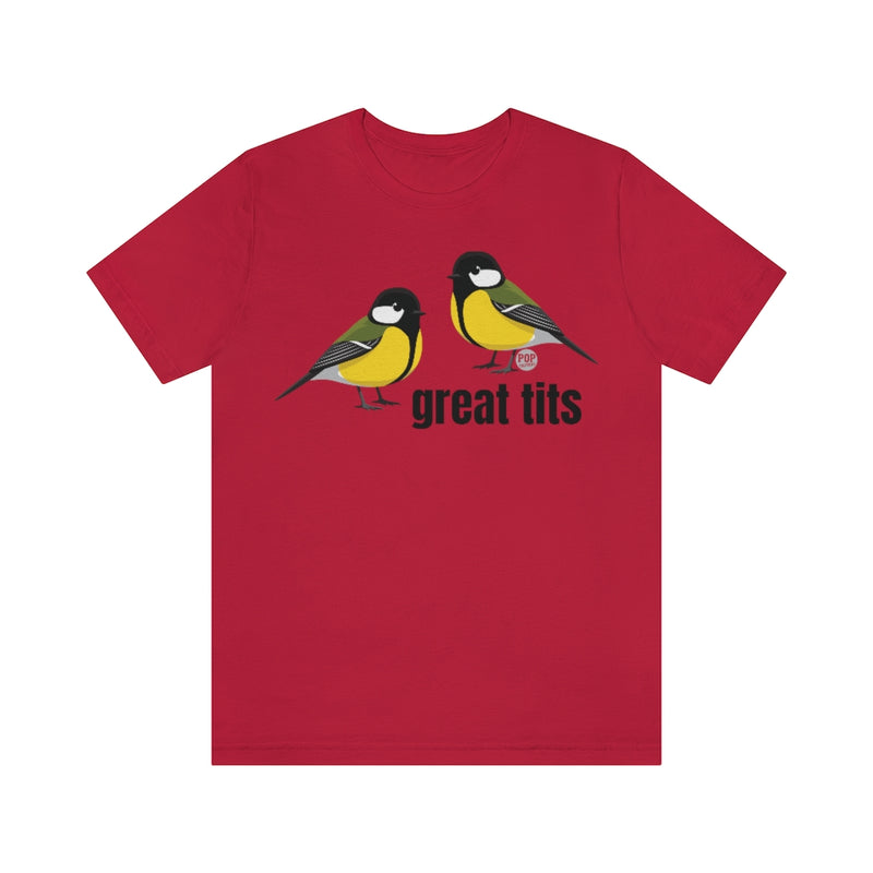 Load image into Gallery viewer, Great Tits Birds Unisex Tee
