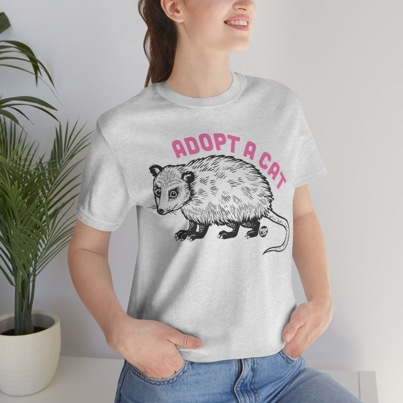 Load image into Gallery viewer, Adopt A Cat Possum Unisex Tee
