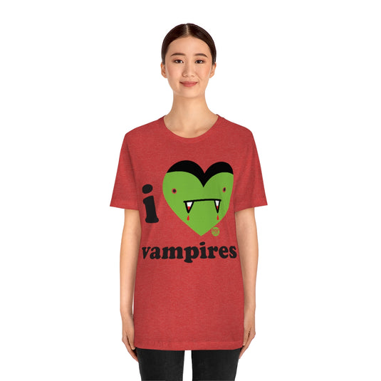 I Love Vampires Unisex Tee