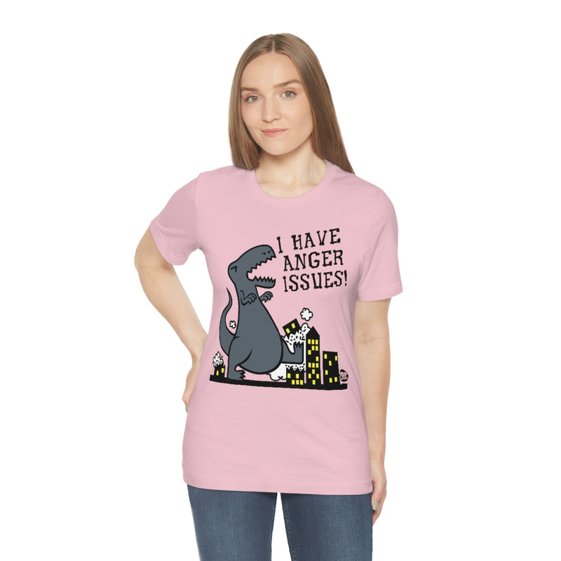 Load image into Gallery viewer, Anger Issues Dinosaur Unisex Tee
