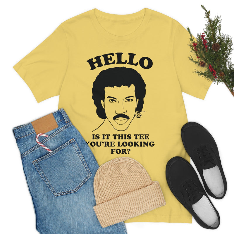 Load image into Gallery viewer, Hello Lionell Richie Tee Unisex Tee

