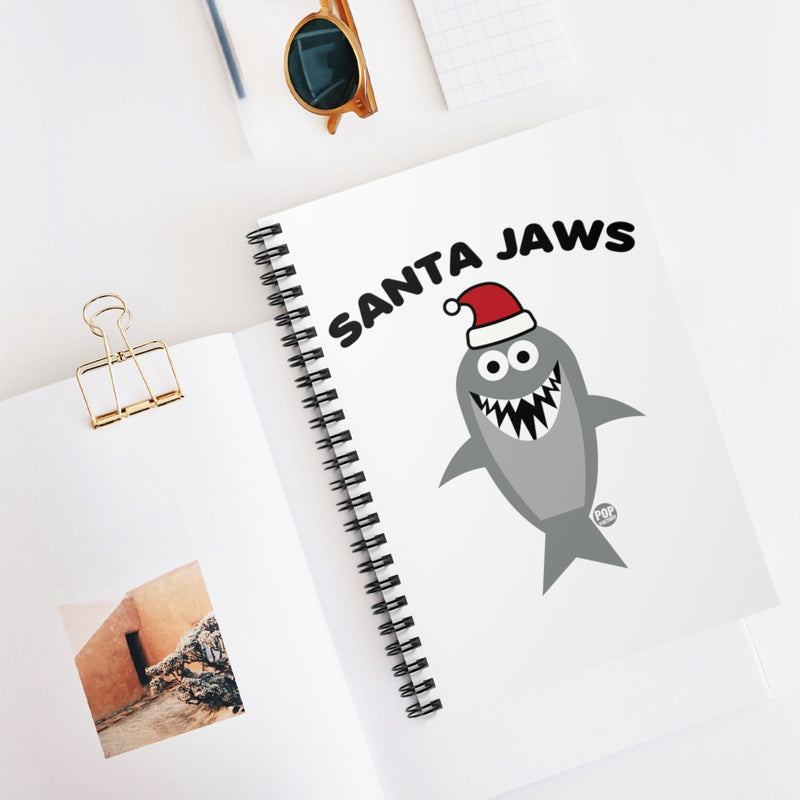 Load image into Gallery viewer, Santa Jaws Shark Notebook
