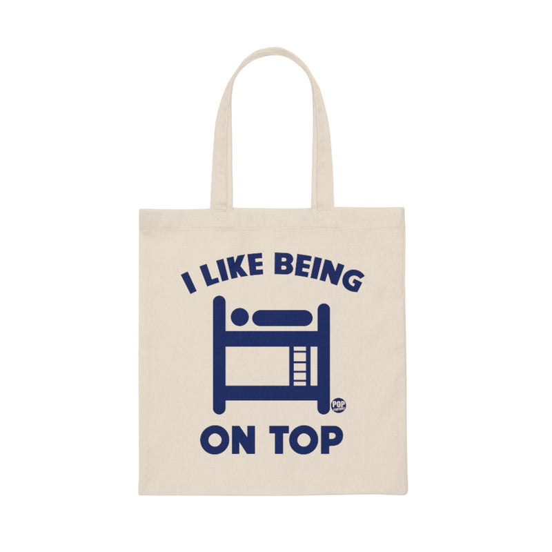 Load image into Gallery viewer, I Like Being On Top Bunkbeds Tote
