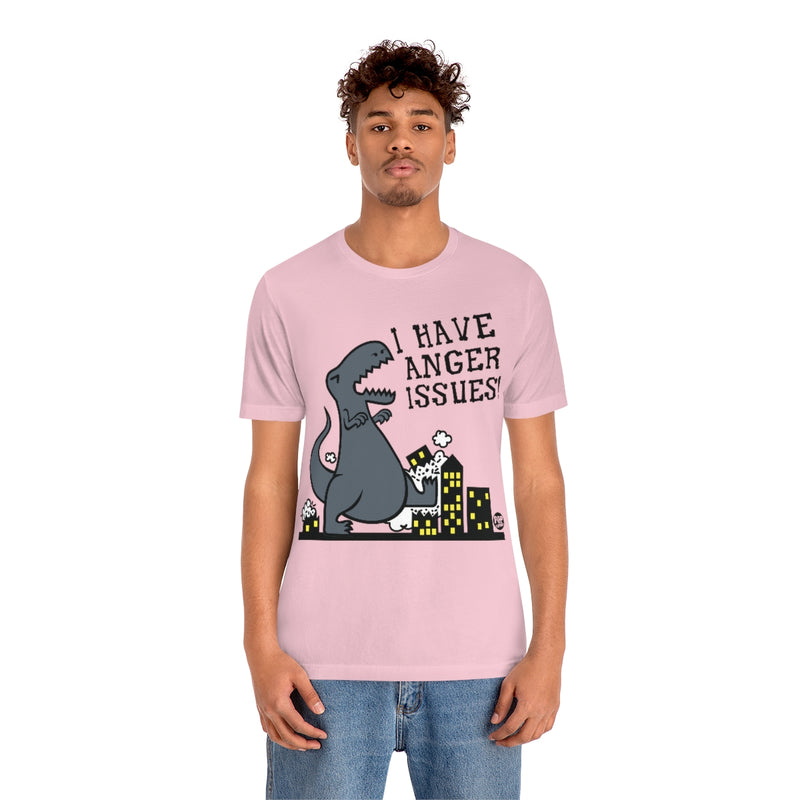 Load image into Gallery viewer, Anger Issues Dinosaur Unisex Tee
