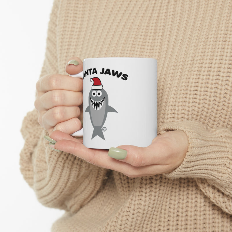 Load image into Gallery viewer, Santa Jaws Shark Mug
