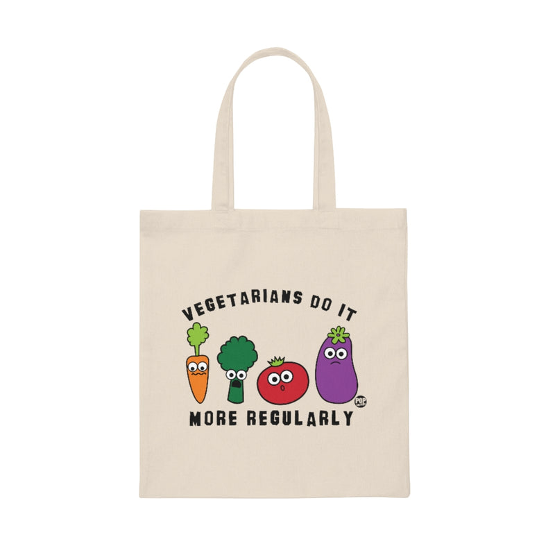 Load image into Gallery viewer, Vegetarians Do More Regular Tote
