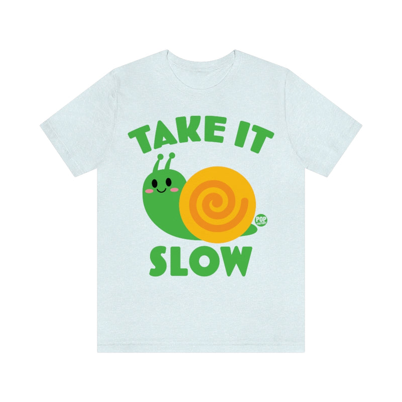 Load image into Gallery viewer, Take It Slow Snail Unisex Tee
