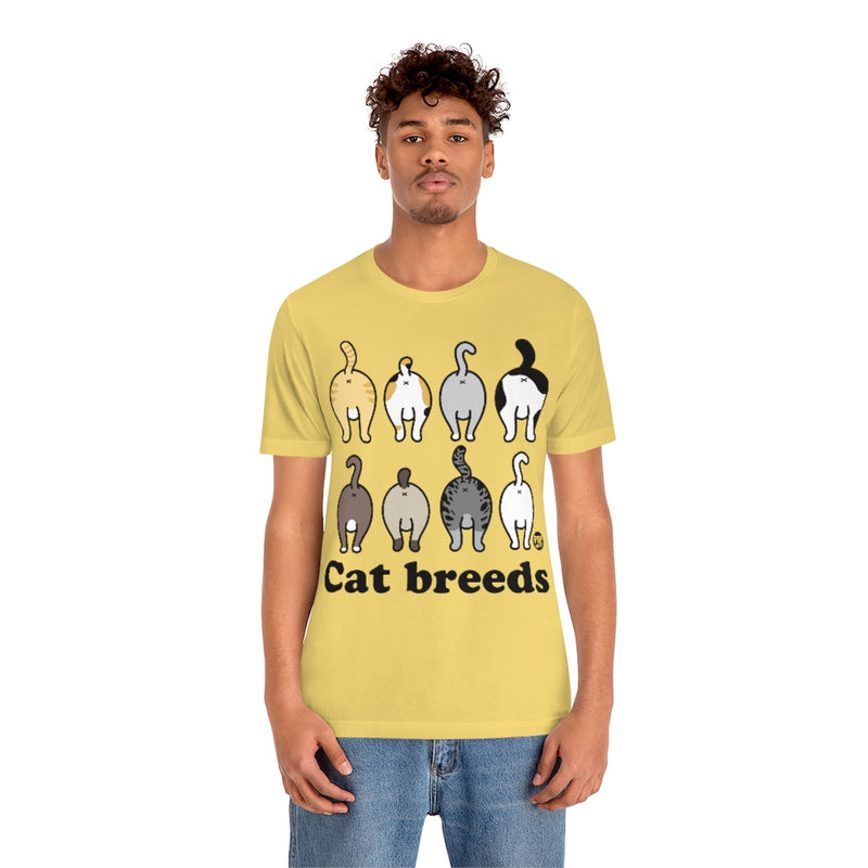 Load image into Gallery viewer, Cat Breeds Unisex Tee
