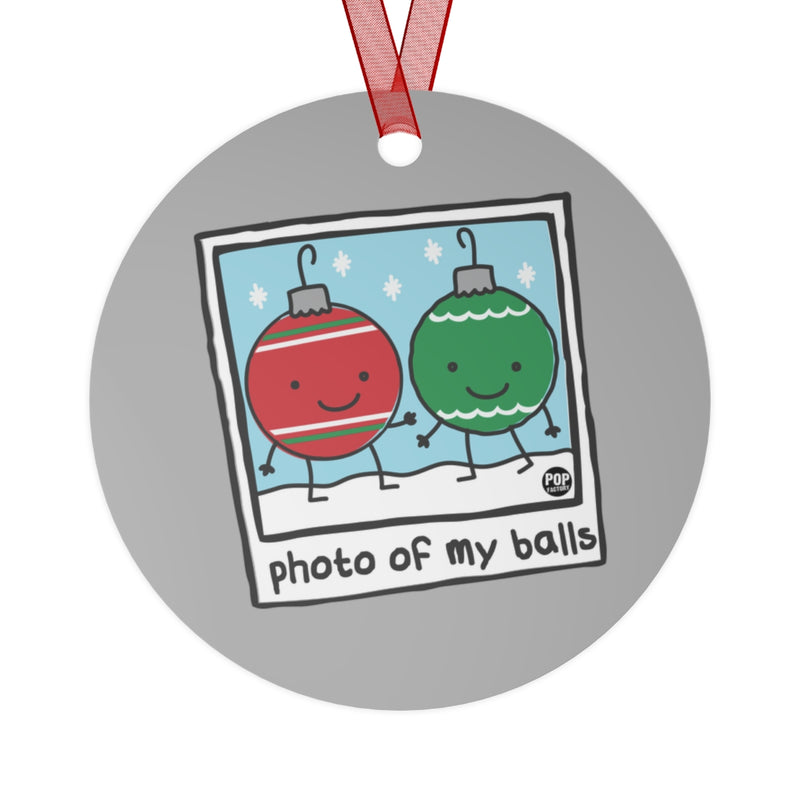 Load image into Gallery viewer, Photo Of My Balls Xmas Ornament
