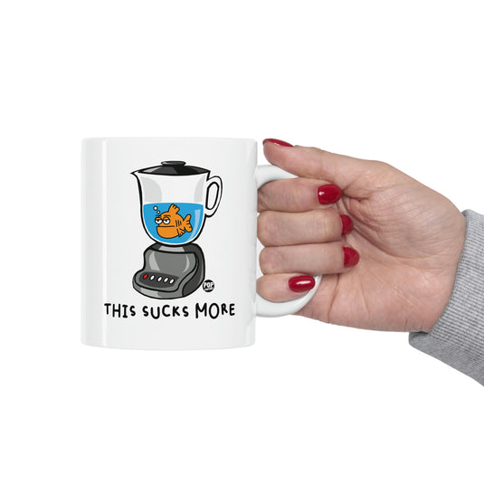 This Sucks More Goldfish Coffee Mug
