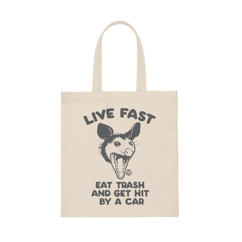 Load image into Gallery viewer, Live Fast Possum Tote
