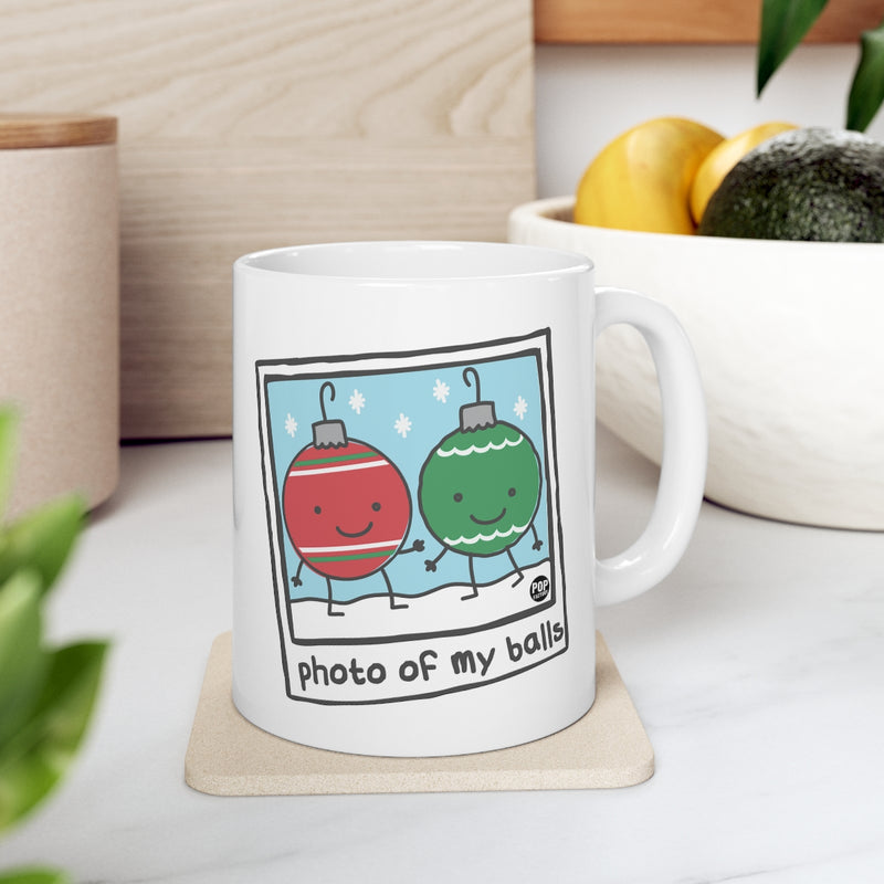 Load image into Gallery viewer, Photo Of My Balls Xmas Mug
