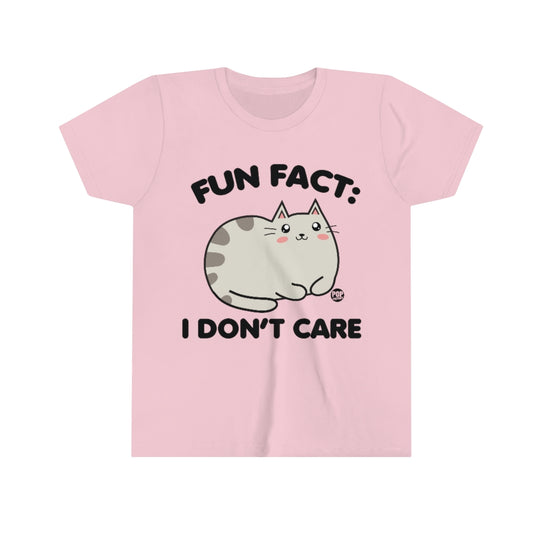Fun Fact Cat Youth Short Sleeve Tee
