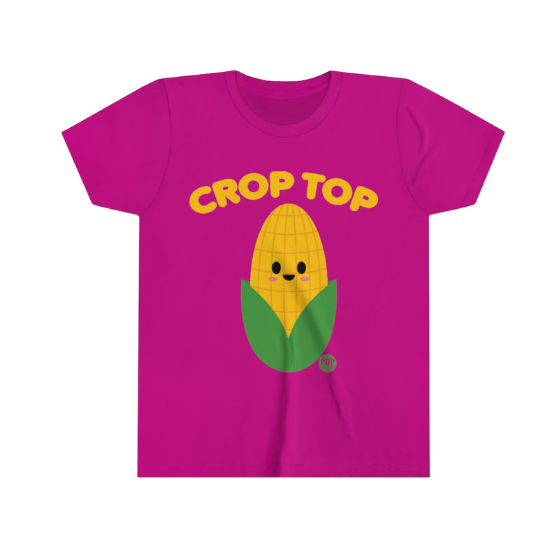 Load image into Gallery viewer, Crop Top Youth Short Sleeve Tee
