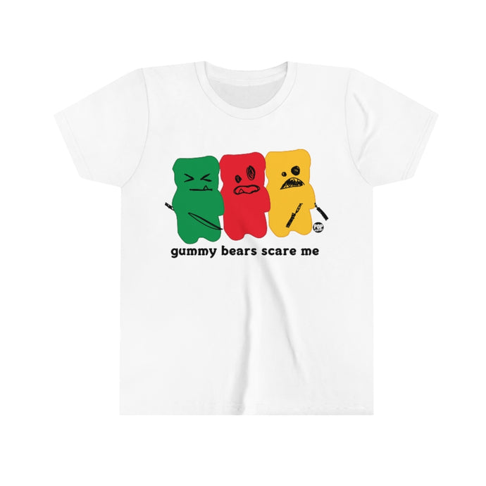 Gummy Bears Scare Me Youth Short Sleeve Tee