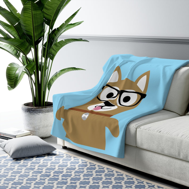 Load image into Gallery viewer, Bow Wow Meow Corgi Blanket
